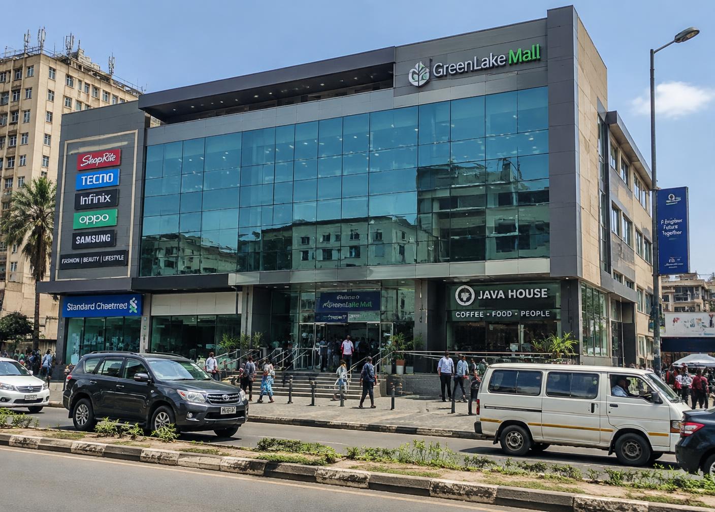 Immeuble commercial à la Gombe